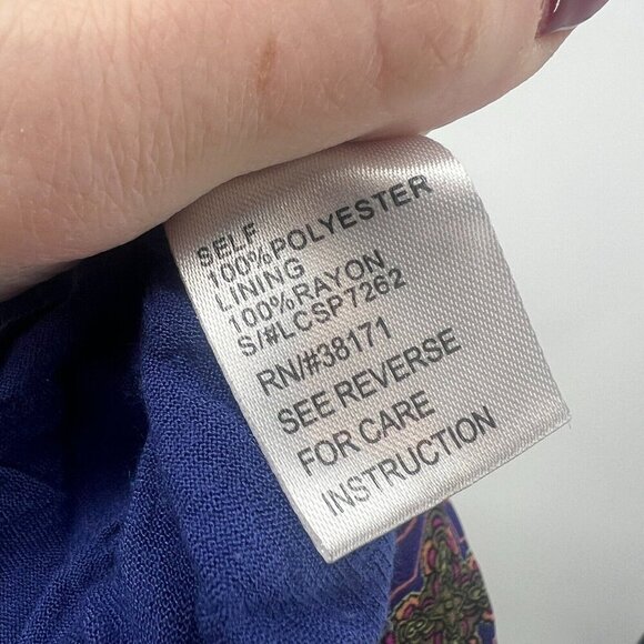 Lucca Couture Medallion Paisley Long Sleeve Chic Romper US Women's XS - Picture 6 of 6